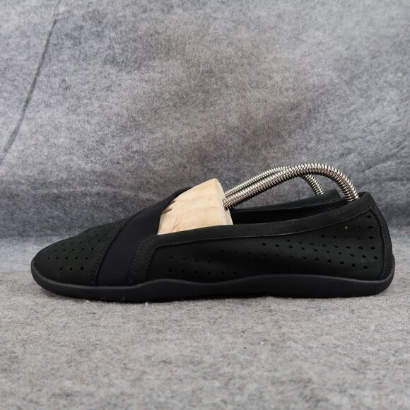 Abeo Shoes Womens 9 Flats Slip On Loafers Perforated Leather Comfort Classic Low - Picture 3 of 15